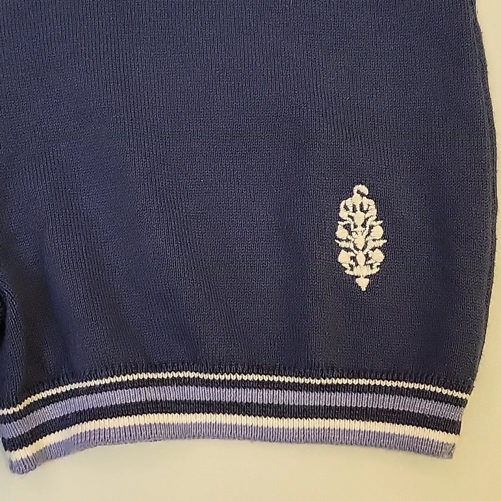 NWOT Free People Movement Blue It's Cold Outside Playsuit Navy Striped Sz XS - Picture 9 of 17